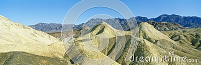 Twenty Mule Team Canyon, Death Valley, California Stock Photo