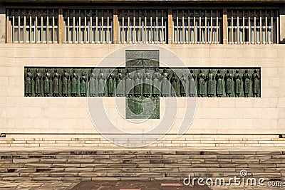 Twenty-Six Martyrs Monument in Nagasaki. Editorial Stock Photo