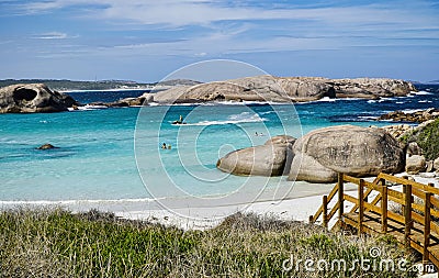 Coastal view at Twilight Beach in Western Australia Stock Photo
