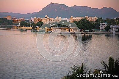 Twilight at Udaipur, India Stock Photo