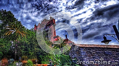 The Twilight Zone Tower of Terror at Disney`s Hollywood Studios Editorial Stock Photo