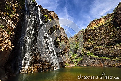 Twin Falls, Kakadu National Park Stock Photo