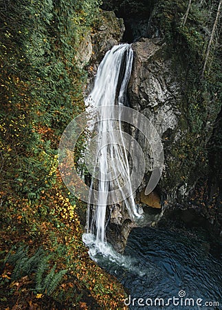 Twin Falls Natural Area is a great place to hike Stock Photo