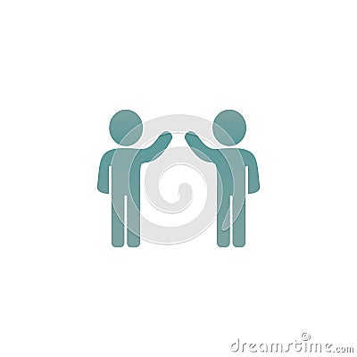 Twin icon vector on white background, twin trendy filled icons, twin simple element illustration Vector Illustration