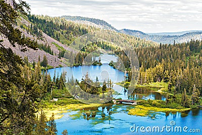 Twin Lakes Stock Photo