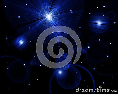 Twinkling stars Stock Photo