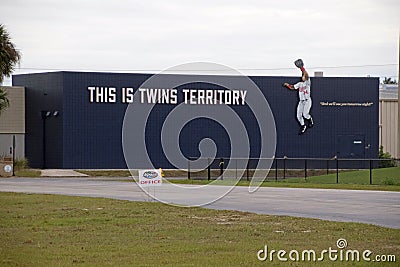 This is Twins Territory Editorial Stock Photo