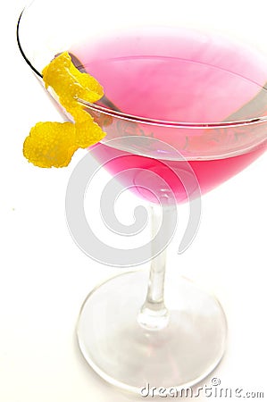 Twist of lemon Stock Photo