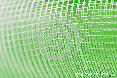 Green background, twisted mesh abstr Stock Photo