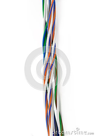 Twisted wire Stock Photo