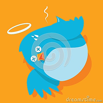 Twitless - twitter down Vector Illustration