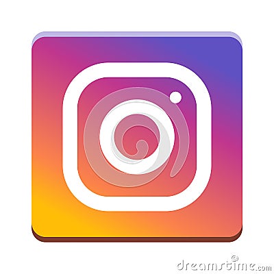 Instagram icon Vector Illustration