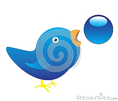 Twitter Bird Editorial Stock Photo