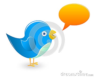 Twitter bird vector Vector Illustration