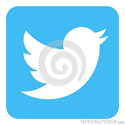 Twitter logo icon Vector Illustration