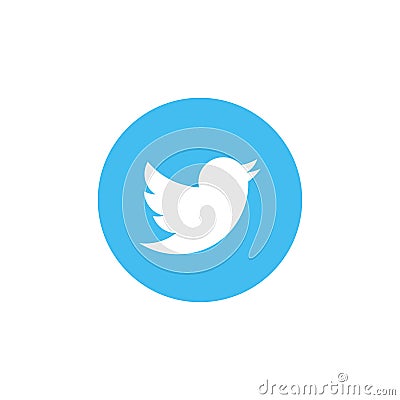 Twitter Logo Vector Editorial Stock Photo
