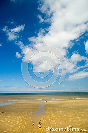 Two on the beach Stock Photo