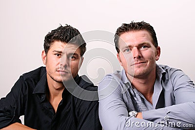Two Brothers Stock Photo