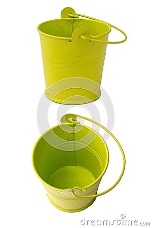 Two buckets Stock Photo