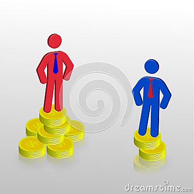 Two businessman Stock Photo