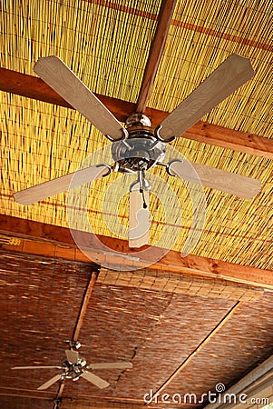 Two ceiling fans Stock Photo