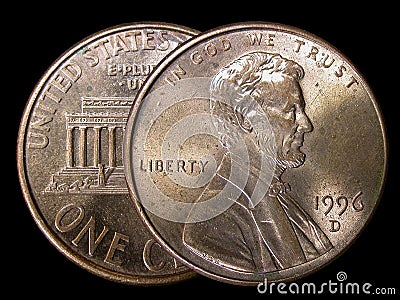 Two Cents Stock Photo