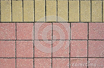 Two Color Pavement Cover Texture Stock Photo