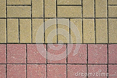 Two Color Pavement Cover Texture Stock Photo