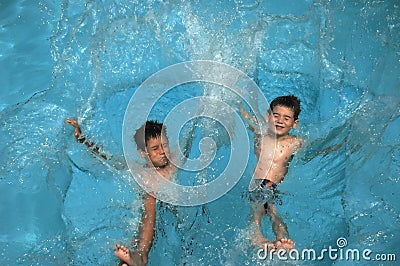 Two Cool Boys Stock Photo