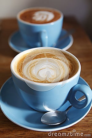 Two cups of coffee Stock Photo