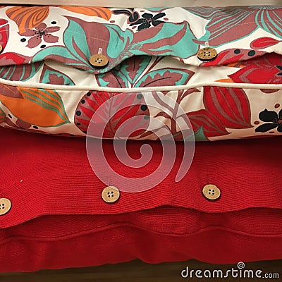 Two decorative cushions Stock Photo