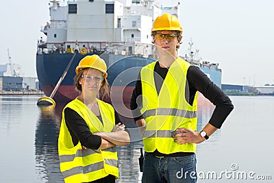 Two Dockers Stock Photo