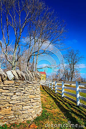 Two fences Stock Photo