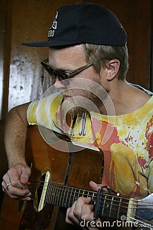 Two Gallants session and interview in the ATO Cabin Editorial Stock Photo