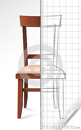 Chair Sketch Royalty Free Stock Photo - Image: 29787495