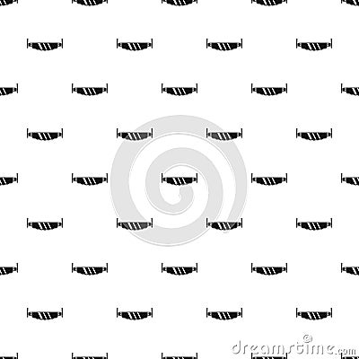 Two handled saw pattern, simple style Vector Illustration