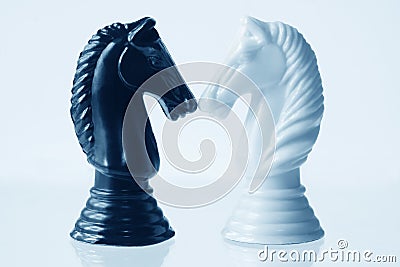 Two Knights Stock Photo