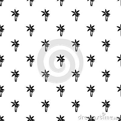 Two leafs pattern, simple style Vector Illustration