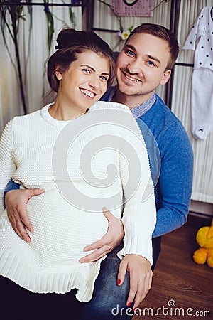 Two lovers posing Stock Photo