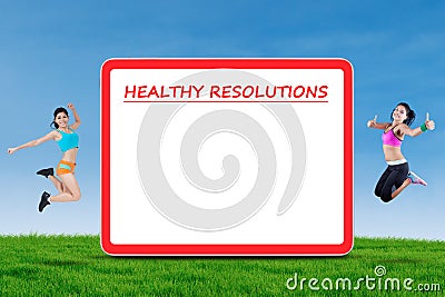 Two models and a board of healthy resolutions