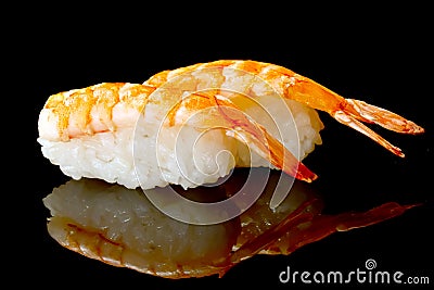 Two nigiri sushi Stock Photo