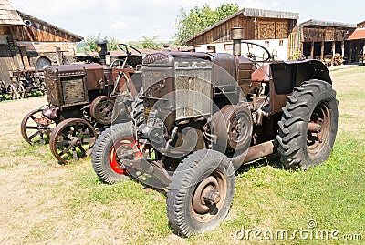 HSCS Le Robuste 30-35 Vintage Tractor Editorial Stock Photo