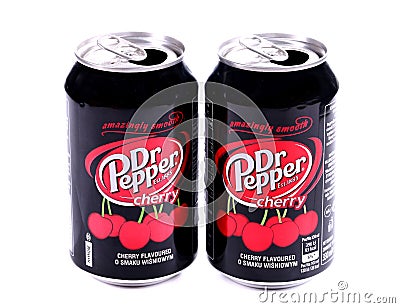 Dr Pepper Cherry Editorial Stock Photo