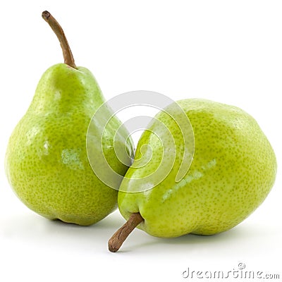 Two pears Stock Photo