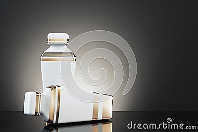 Two perfume flacon Stock Photo