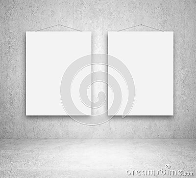 Two picture on wall Stock Photo