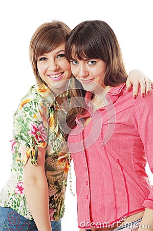 Two playmate Stock Photo