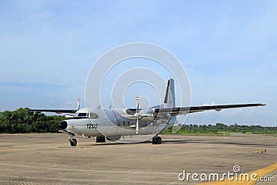 Two propeller aircraft Editorial Stock Photo