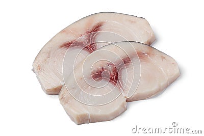 Two raw fresh swordfish fillets Stock Photo