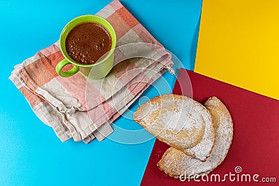 Robiols, typical Mallorcan sweet recipe, Easter tradition Stock Photo